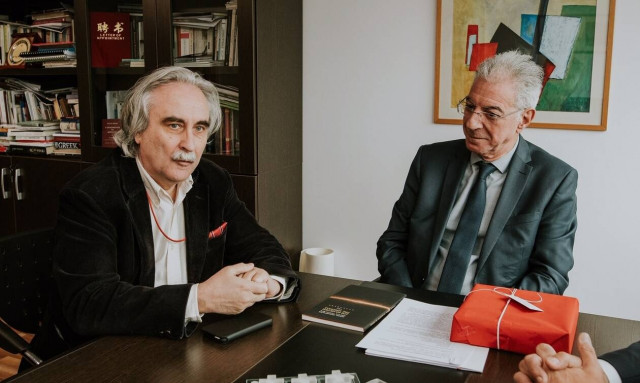 Ο υπουργός Παιδείας, Πρόδρομος Προδρόμου στο Ευρωπαϊκό Πανεπιστήμιο Κύπρου