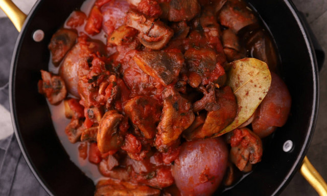 Μανιτάρια Bourguignon