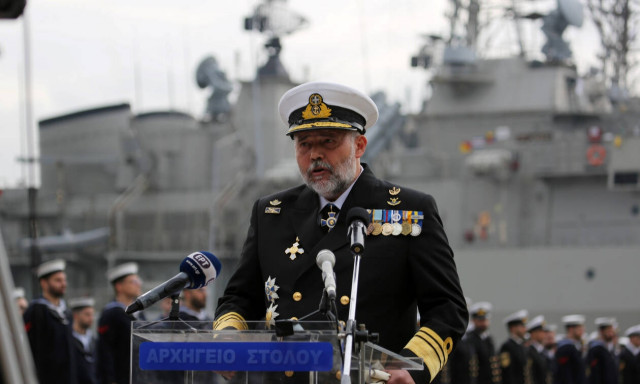 Νέος Αρχηγός Στόλου: Αν χρειασθεί θα επιβάλλουμε και με τα όπλα τη βούληση του έθνους 