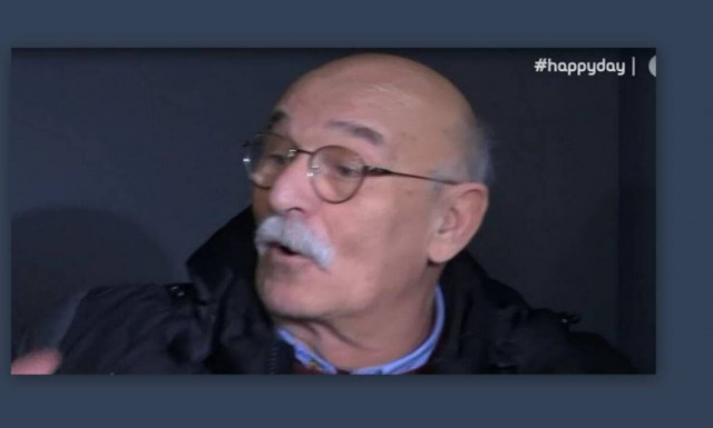 Αντώνης Αντωνίου: Η ερώτηση που τον εξόργισε και έφυγε τρέχοντας!