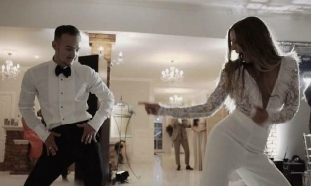 Νύφη και γαμπρός ξεσαλώνουν όσο δεν πάει! (vid)