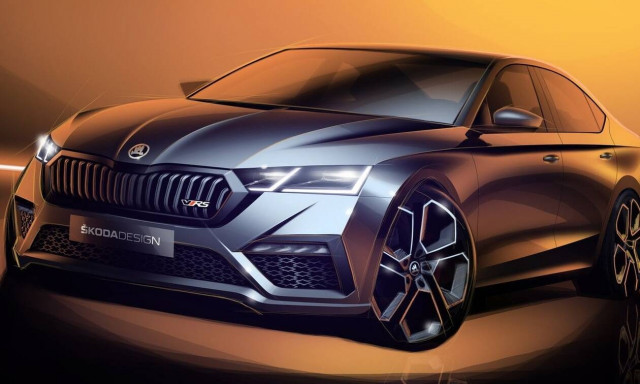 Nέα plug-in υβριδική Skoda Octavia RS iV: Αυτά είναι τα επίσημα σκίτσα της