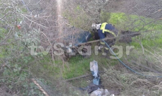 Τραγικός θάνατος για 43χρονη στην Ερέτρια - Τράκαρε αυτοκίνητο και έπεσε σε γκρεμό