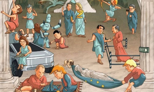 New Europe: Το εξώφυλλο με Μητσοτάκη, Τραμπ και Ερντογάν - «Αυτός είναι ο κόσμος μας»