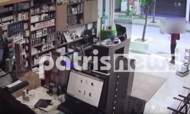 Ηλεία: 7χρονος ξαφρίζει ταμείο φαρμακείου και γίνεται «καπνός» (video)