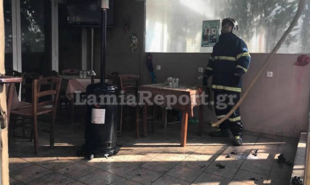 Λαμία: Μεθυσμένος πελάτης έκαψε μαγαζί γιατί δεν του έβαζαν άλλο τσίπουρο