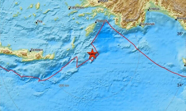 Σεισμός ΤΩΡΑ: Σεισμική δόνηση νοτιοανατολικά της Καρπάθου (pics)