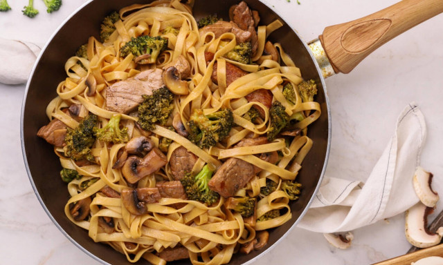 Η συνταγή της ημέρας: Ταλιατέλες με μοσχάρι και μπρόκολο