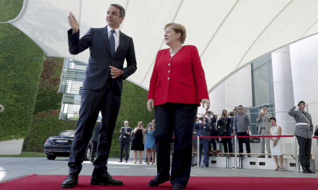 Συνάντηση Μητσοτάκη-Μέρκελ στο Βερολίνο – Επί τάπητος οι προκλήσεις Ερντογάν στον Έβρο