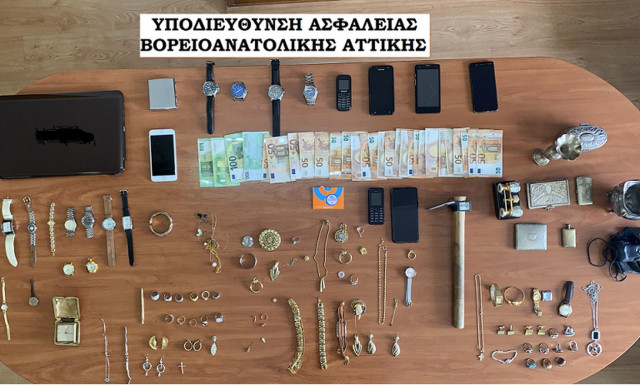 Εξάρθρωση δύο συμμοριών που διέπρατταν διαρρήξεις και ληστείες σε περιοχές της Αττικής