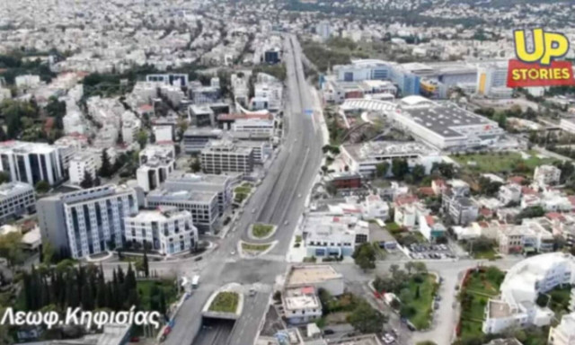 Απαγόρευση κυκλοφορίας: Έρημη η Αθήνα - Συγκλονιστικό βίντεο