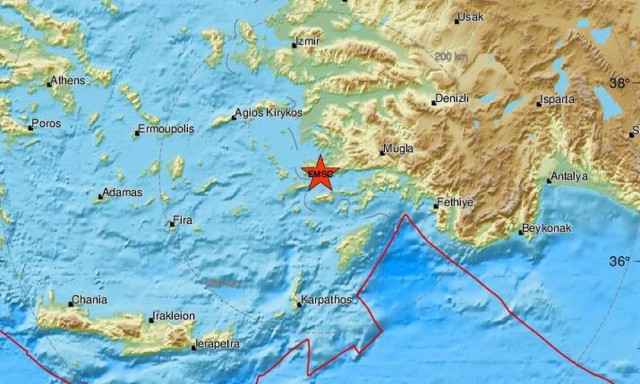 Σεισμός κοντά στην Κω  - Αισθητός στο νησί