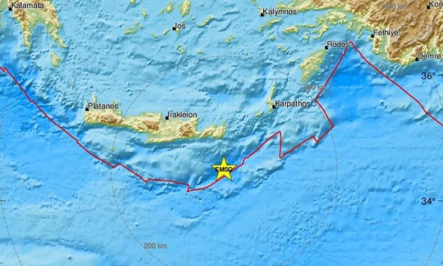 Σεισμός νότια της Κρήτης (pics)