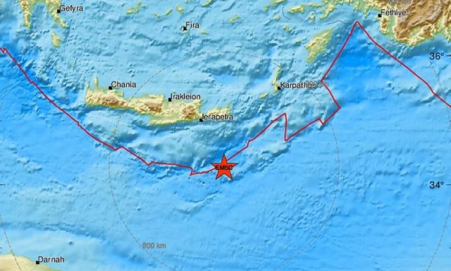 Σεισμός νότια της Κρήτης (pics)