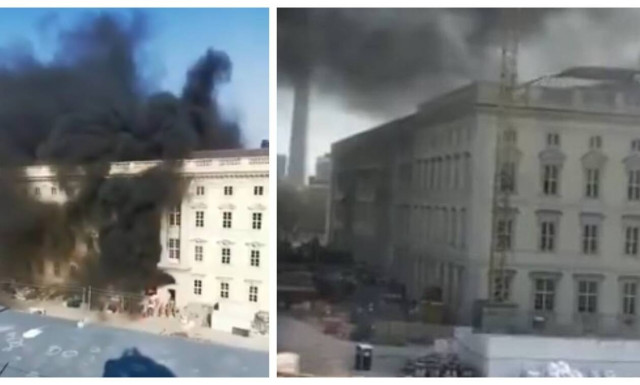 Γερμανία: Φωτιά στο Ανάκτορο του Βερολίνου (vids)