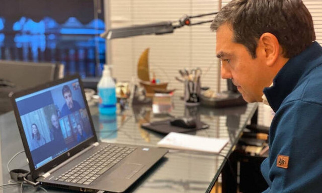 Κορονοϊός - ΣΥΡΙΖΑ: Τηλεδιάσκεψη Τσίπρα με φορείς και ανθρώπους του πολιτισμού και των τεχνών 