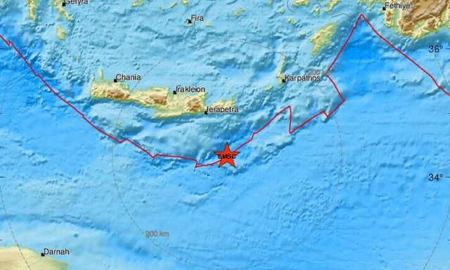 Σεισμός νότια της Κρήτης (pics)