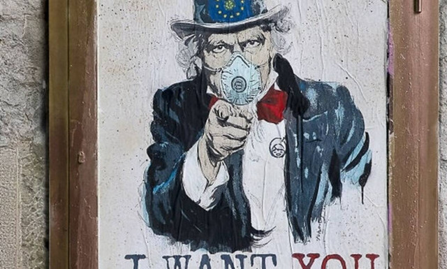 Καλλιτέχνες δρόμου «αντιδρούν» σε έναν κόσμο πανδημίας (photos)