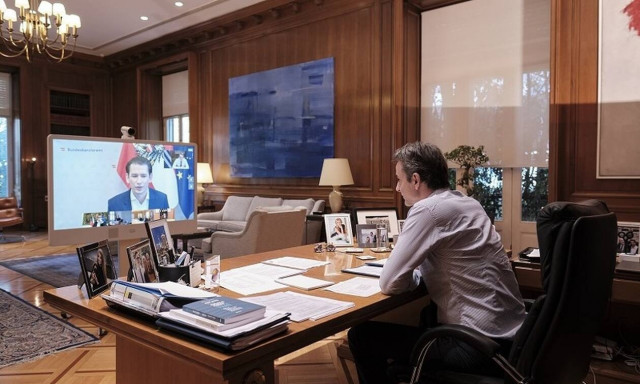 Κορονοϊός: Τηλεδιάσκεψη Μητσοτάκη με ηγέτες κρατών για την πανδημία - Τι συζήτησαν