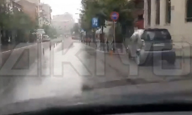 Ο καιρός… τρελάθηκε: Χαλαζόπτωση και ισχυρές βροχές στις Σέρρες