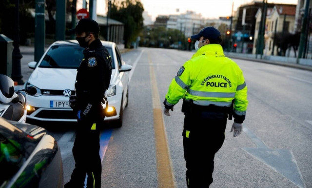 Κορονοϊός: 1.567 παραβάσεις για άσκοπη κυκλοφορία την Τρίτη