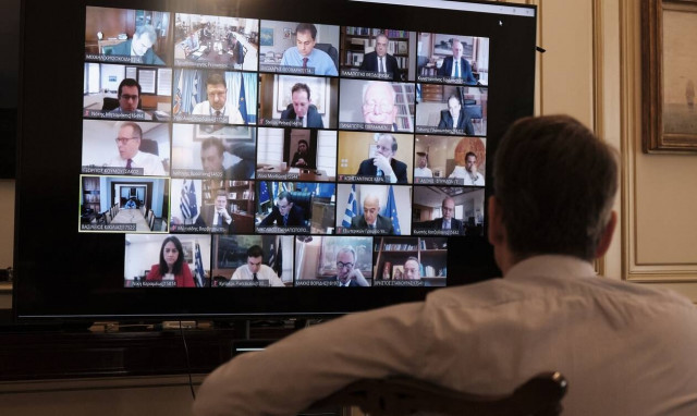 Συνεδριάζει το Υπουργικό Συμβούλιο - Η ατζέντα της τηλεδιάσκεψης μετά το διάγγελμα Μητσοτάκη