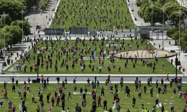 Κορονοϊός Πορτογαλία: Προσαρμοσμένη στη νέα πραγματικότητα Εργατική Πρωτομαγιά