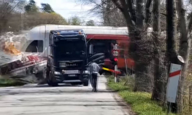 Οι συγκρούσεις με τρένο σοκάρουν! 