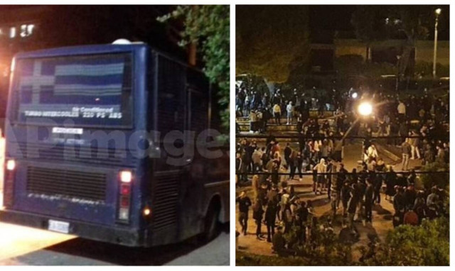 Επεισόδια στην Αγία Παρασκευή: Τα ΜΑΤ διέλυσαν συγκεντρωμένους στην πλατεία Αγίου Ιωάννου (pics+vid)