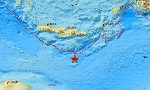 Σεισμός νότια της Κρήτης (pics)