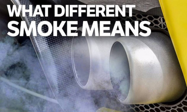 Τι σημαίνει το χρώμα του καπνού για τον κινητήρα του αυτοκινήτου σας; (vid)