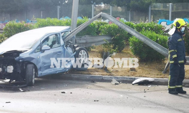 Τροχαίο ατύχημα στην Ε.Ο Αθηνών-Λαμίας - Ουρές χιλιομέτρων