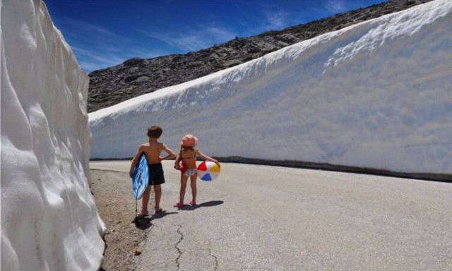 Η χιονισμένη Κρήτη έγινε... viral!