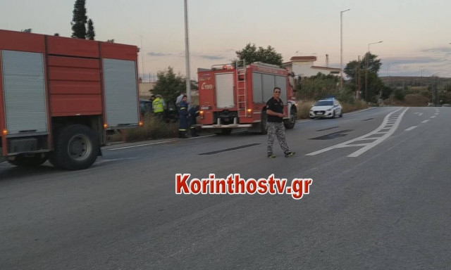 Τροχαίο στην Κόρινθο: Καρέ-καρέ η επιχείρηση απεγκλωβισμού (pics&vid)