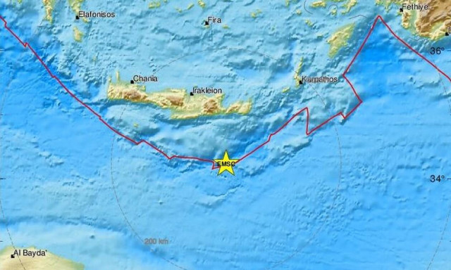 Σεισμός νότια της Κρήτης (pics)