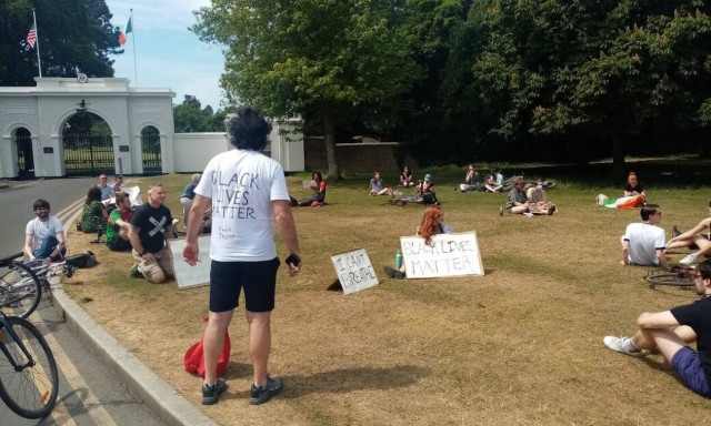 Ιρλανδία: Διαδηλώσεις στο Δουβλίνο για τον θάνατο του Τζορτζ Φλόιντ