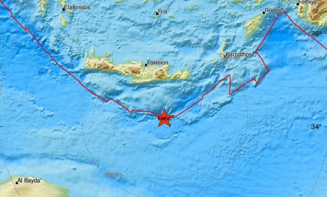 Σεισμός νότια της Κρήτης (pics)