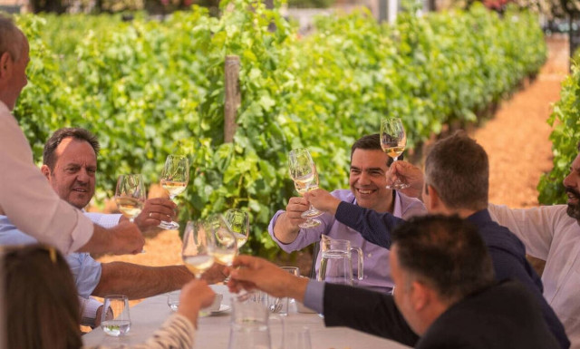 Τσίπρας: Να στηριχτούν οι οινοπαραγωγοί και οι αμπελουργοί (vid)