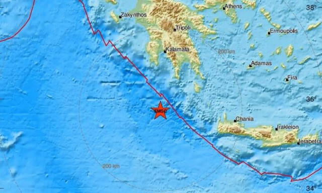 Σεισμός νότια της Πελοποννήσου (pics)