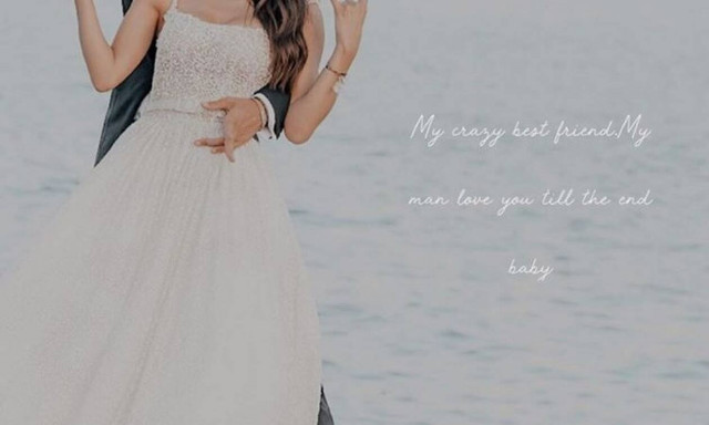 Πρώτη επέτειος γάμου για γνωστό ζευγάρι - Οι αδημοσίευτες φωτό