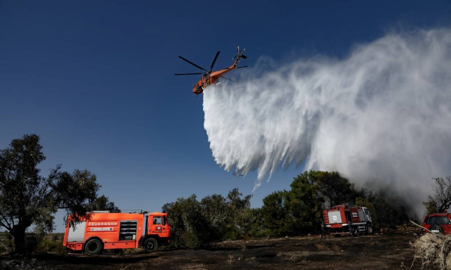 Μεγάλη φωτιά ΤΩΡΑ στην Αχαΐα