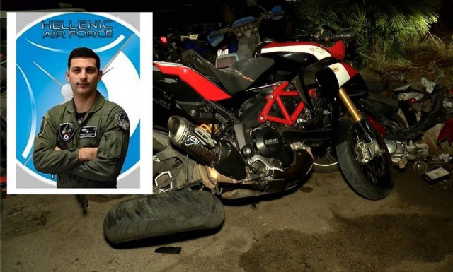 Θρήνος στην Πολεμική Αεροπορία: Νεκρός σε τροχαίο ο Μανόλης Γαρεφαλάκης