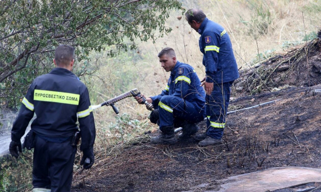 Φωτιά ΤΩΡΑ στο Βασιλικό Κορινθίας