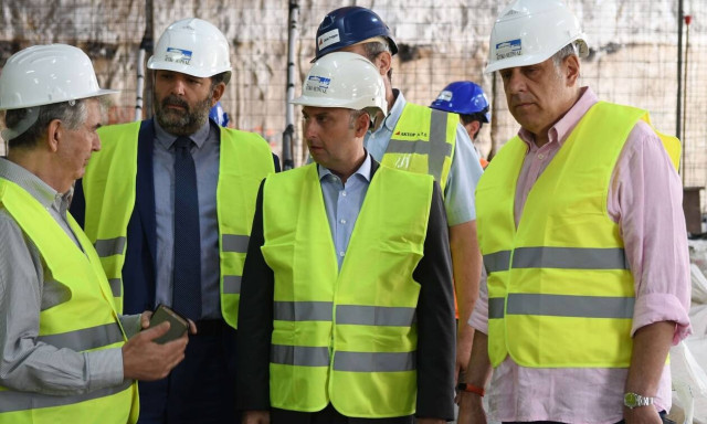 Στις σήραγγες και στα εργοτάξια του Μετρό Θεσσαλονίκης ο Γ.Γ. Υποδομών, Γ. Καραγιάννης