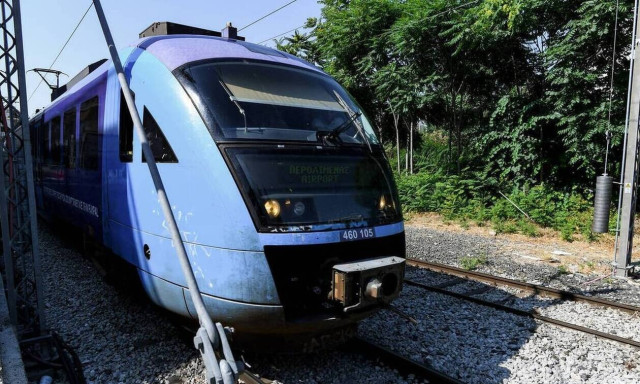 Unidentified individual run down by Proastiakos train near Krines
