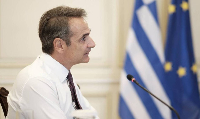 PM Mitsotakis and European Council chief discuss forthcoming EU Council meeting