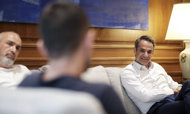 Ο Μητσοτάκης συνάντησε πολίτες που νίκησαν την μάστιγα των ναρκωτικών