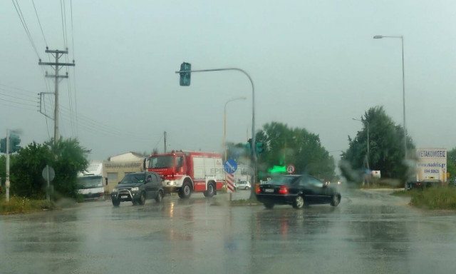 Ιωάννινα: Ισχυρό μπουρίνι – «Μπλόκαρε» η Εγνατία  (pics)