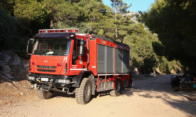 Φωτιά ΤΩΡΑ στον Κάμπο Καρύστου (pics)