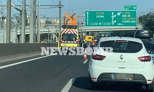 Τροχαίο στην Αττική Οδό (pics)